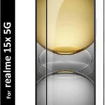 Tempered Glass for realme 15x 5G, Realme 15x 5G  (Pack of 1)