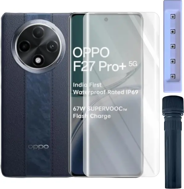 cc-f27-p-uv-p1-the-cozy-original-imah8g45uw9hjex3 Tempered Glass Guard for OPPO F27 Pro+, UV Tempered Glass (Pack of 1) - Image 1