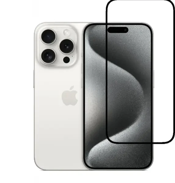 Tempered Glass for APPLE iPhone 15 Pro, iPhone 15 Pro Glass  (Pack of 1)