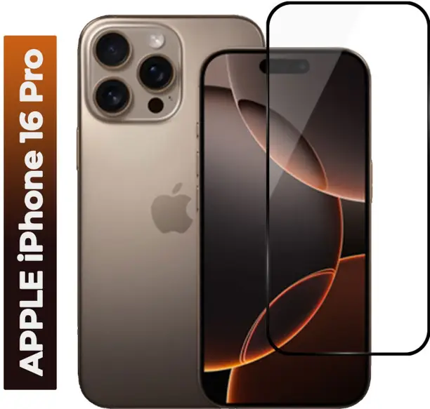 ip16pprogc1-gorilla-cases-original-imah4krjbx6t5yyu Tempered Glass for iPhone 16 Pro, Apple iPhone 16 Pro (Pack of 1) - Image 1