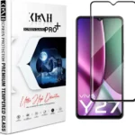 Edge To Edge Tempered Glass for Vivo Y27 4G  (Pack of 1)