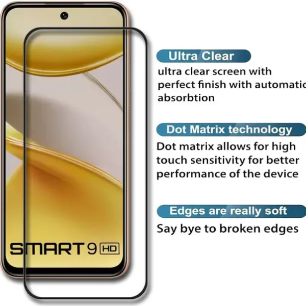 Tempered Glass for INFINIX SMART 9  (Pack of 1)