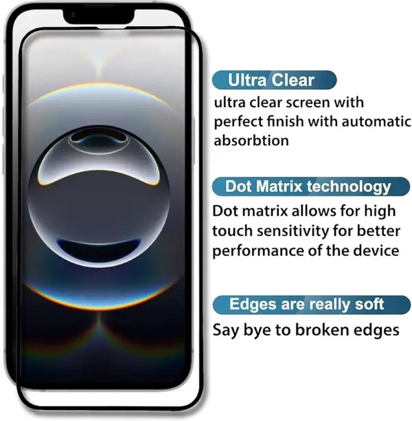 nbmia2-wg-6-nexzone-original-imah9ub35vvagcvz Tempered Glass for Apple iPhone 16e, Iphone 16e (Pack of 1) - Image 1