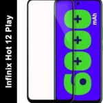 Tempered Glass for Infinix Hot 12 Play  (Pack of 1)