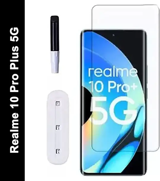 -original-imagvgbdfazngyxg Tempered Glass Guard for Realme 10 Pro Plus, REALME 10 PRO PLUS 5G, REALME 10 PRO + (Pack of 1) - Image 1