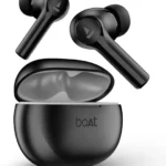 boAt Airdopes Supreme w/ 4 Mics AI ENx Tech, 50 HRS Playback,Multi Point Connectivity Bluetooth  (Classic Black, True Wireless)