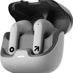 GOBOULT Z40 with ENC Mic, 60Hr Battery, Metal Finish, Low Latency, 5.3v Bluetooth  (White, Grey, In the Ear)