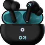 GOBOULT W40 with 4 Mic ENC, 48H Battery Life, Low Latency Gaming, 5.3v Bluetooth Gaming  (Electric Black, True Wireless)