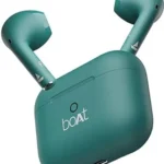 boAt Airdopes Alpha,35H Battery, 13mm Drivers,ENx, Stream Ad Free Music via App Bluetooth  (Dark Cyan, In the Ear)