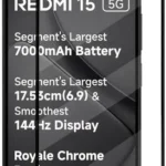 Tempered Glass for REDMI 13  (Pack of 1)