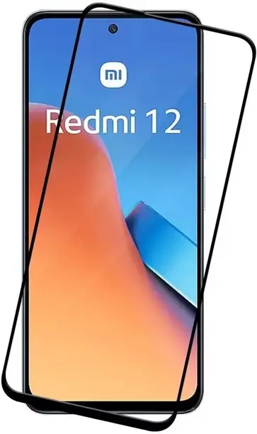 rgblack0002-gorilla-innovation-original-imagztbytyn8bsfe Tempered Glass Guard for Redmi 12, Redmi 12 5G, Poco M6 Pro 5G (Pack of 1) - Image 1