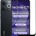 Edge To Edge Tempered Glass for Realme C71  (Pack of 1)