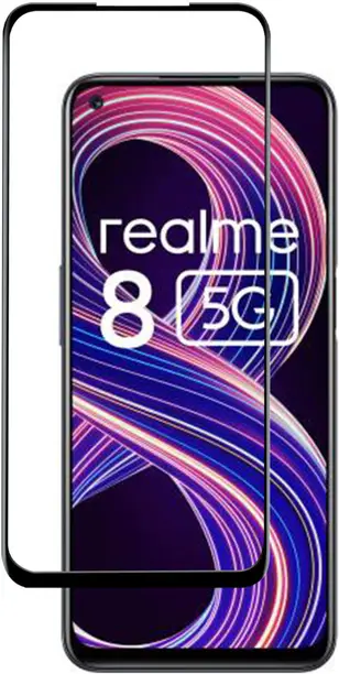 va-ftg-rm-8-5g-05-valight-original-imahf8nfmcsugqtg Tempered Glass for realme 8 5G, realme 8s 5G, Premium Tempered glass with Self Installation Guide - Wet & Dry wipes (Pack of 1) - Image 1